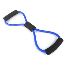 2015 Resistance Bands Tube Workout Exercise For Yoga 8 Type Fashion Body Building Fitness Training Equipment