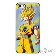Goku Super Saiyan Dragon Ball Z back skins mobile cellphone cases for iphone 4/4s 5/5s 5c SE 6/6s plus ipod touch 4/5/6