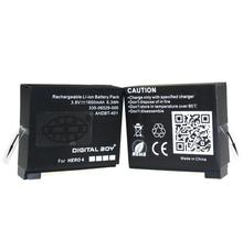 Gopro 3.8 В 1650 мАч камера аккумулятор Go Pro AHDBT-401 AHDBT 401 аккумулятор для GoPro герой 4 Hero4