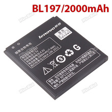 nicebid Original Lenovo A820 A820T S720 Smartphone Lithium Battery 2000mAh BL197 3 7V High Quality