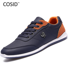 New 2016 Men Shoes Lace Up Designer Spring Autumn Fashion Men Casual Shoes Outdoor Male Footwear For Men Black Blue RMC-210