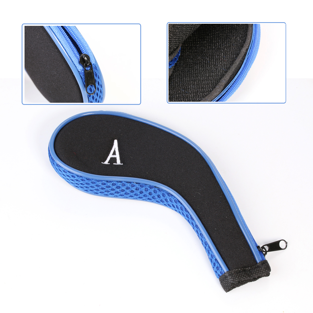 10pcs Neoprene <font><b>Golf</b></font> Club Headcovers Iron Head Cover Protect Case Set OS315 10pcs Neoprene <font><b>Golf</b></font> Club Headcovers Iron Head Cover Protect Case Set OS315