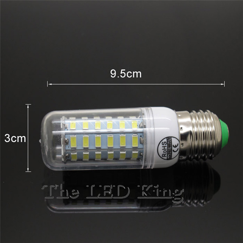 Description Picture 6 of itemReplace CFL 8W 12W 15W 20W 25W 30W E27 E14 220V LED light Bulb High Luminous 5730 Spotlight LEDs Corn lamp Chandelier lighting