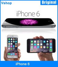Unlocked Original iPhone 6 16GBROM+1GBRAM Smartphone 4.7 inch iOS A8 Dual Core 1.4GHz Multi Language LTE&WCDMA&GSM Used iPhone