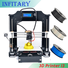 Newest Size 210*210*210mm High Quality Precision LCD Reprap Prusa i3 DIY 3d Printer kit with 1Roll Filament 8GB SD card