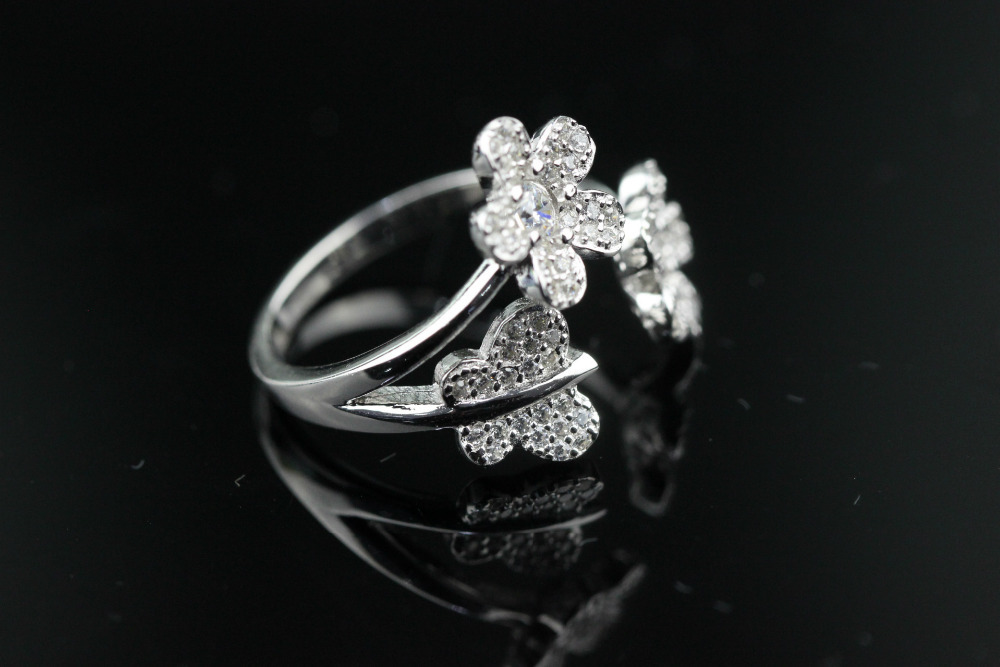 -Fashion-Ring-925-Sterling-Silver-Jewelry-Flower-Shape-Crystal-Rings ... -Fashion-Ring-925-Sterling-Silver-Jewelry-Flower-Shape-Crystal-Rings ...