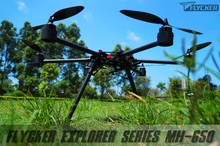 flycker Free Fedex/DHL New arrival MH650 hexacopter carbon fiber with motor,ESC,APC Propeller for photography