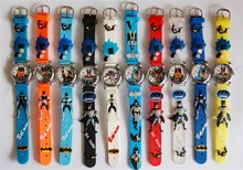 Lovely 3D Cartoon Batman Watch Children Kids Boys Girls Students Quartz watch 1pcs
