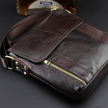 Guaranteed genuine leather Men’s Briefcase men messenger bags Business travel bag man leather vintage men bags shoulder bag 2015