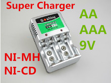 Multifunctional super charger, soshine SC-Z23, applicable AA AAA 9V ni-mh rechargeable battery,Chargers,Consumer Electronics