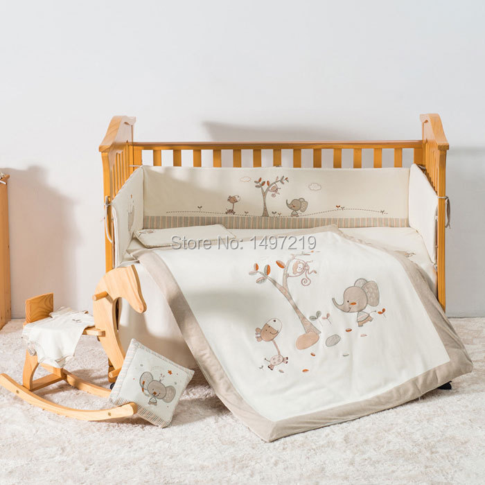 PH077 good quality cot bedding set for newborn baby (2)
