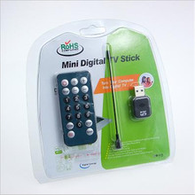 Mini Digital TV Stick DVB-T Digital USB TV Card Tuner for Free View Laptop PC