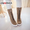 ENMAYER High Quality Sexy Winter Boots Designer Women Thigh High