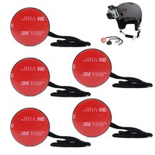 5PCS GoPro Safety Insurance Tether Straps With 3M Sticker Mounting Kit for GoPro Hero 4/3+/3/2/SJCAM SJ4000/SJ5000