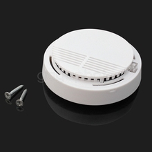 Home Security Smoke Detector Fire Alarm Tester Sensor Monitor Cordless White