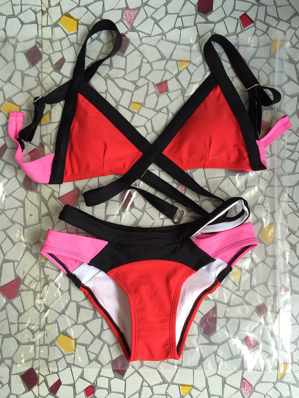 New 2015 Bikinis Women Sexy Women\'s Bikini Set Push-up Padded Bra Swimsuit Bathing Suit Swimwear (45)