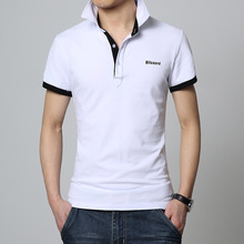 Hot Sale 2016 summer new men’s Casual short sleeved polo shirt Mens Lapel male Leica modal Sports shirt Solid color M-3XL