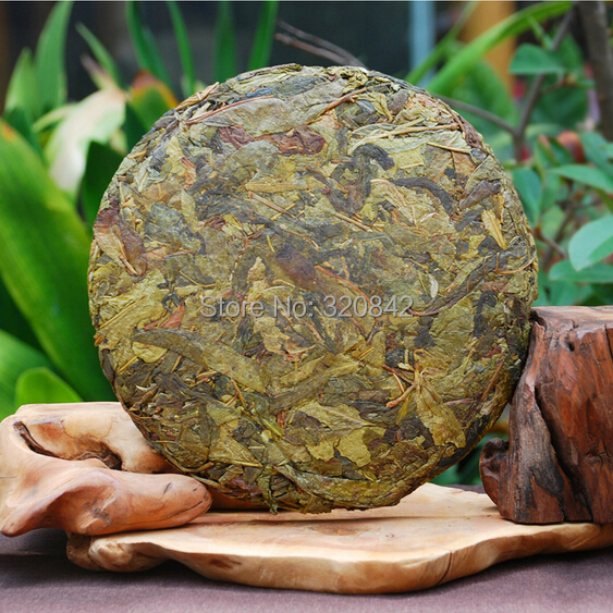 357g Wu Yi puer tea 2014 Chinese raw tea pu er natural old tree early spring