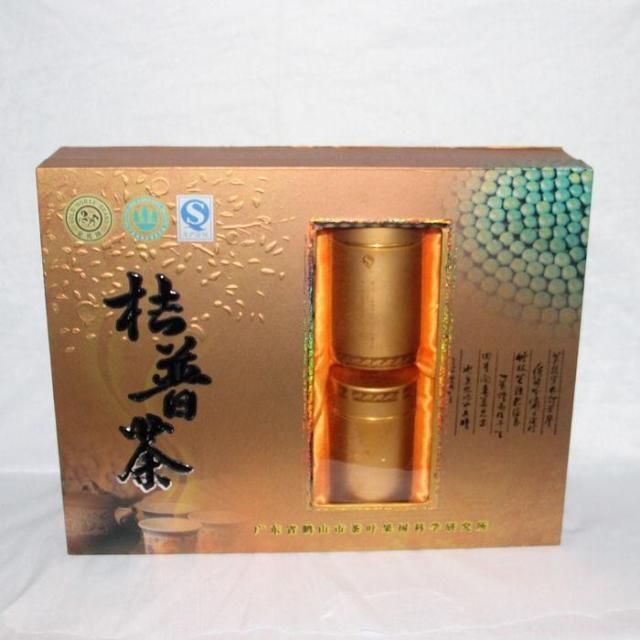 Pu er tea premium Penicillium cucation jinma vintage tea 8690 tank gold gift box cooked tea