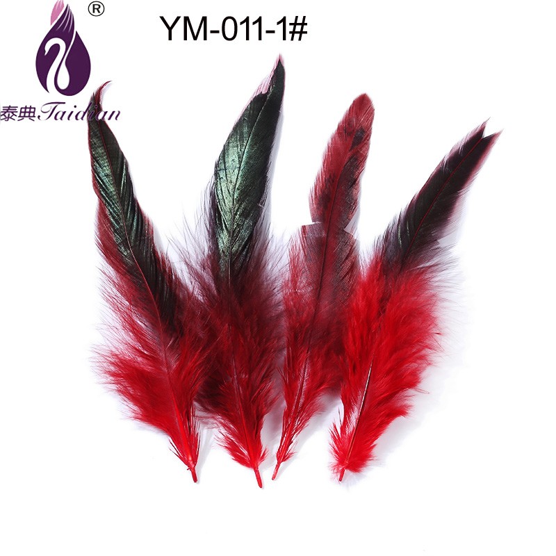 Rooster Feather dyed plumage YM-011-1