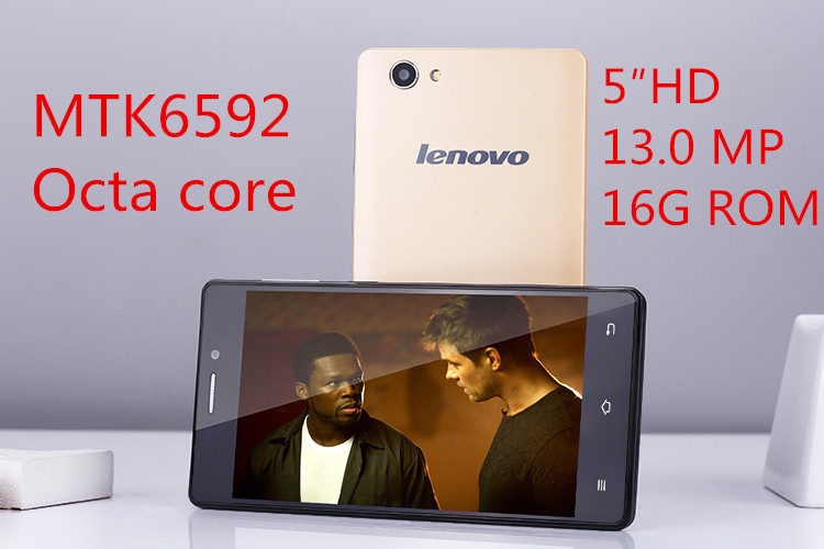 NEW Original Lenovo X2 Plus MTK6592 Octa Core 13 0MP 4G Mobile Phone 4G RAM 16G