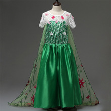 fasion nice child girl dresses princess dress for girls cinderella costumes child 2016 fancy dress kids clothes Christmas gift