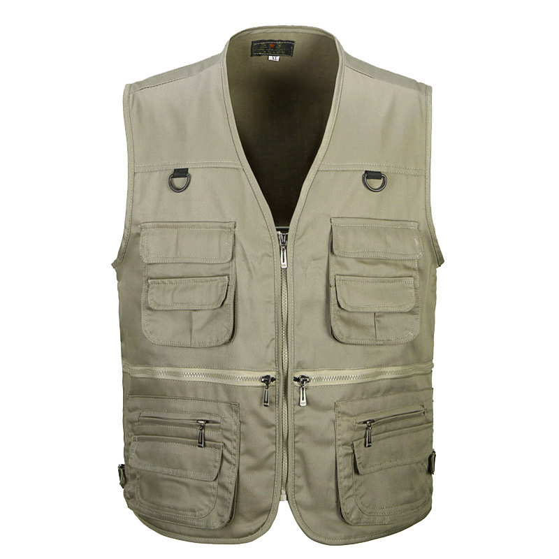 Buy 2015 Summer Men's Photographer Vest Multi Pockets