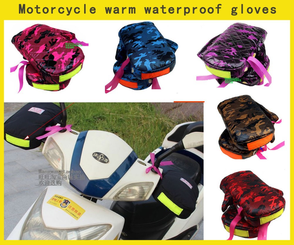 Motorcycle-warm,-waterproof-gloves