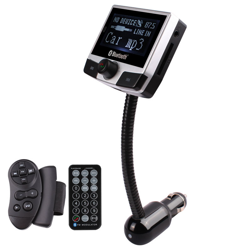 2015New Bluetooth Car Kit FM   mp3-       Bluetooth   Handfree iPhone Samsung