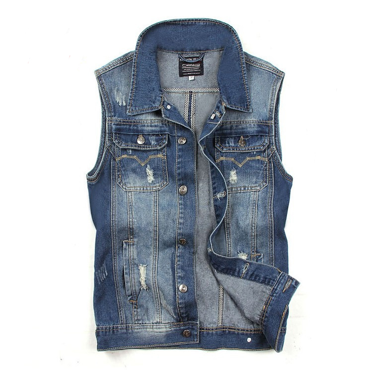 Popular Denim Vest MenBuy Cheap Denim Vest Men lots from China Denim Vest Men suppliers on