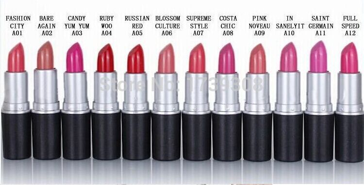 names for lipstick colors