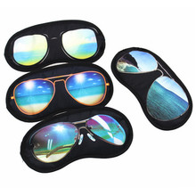 Leisure Sleep Eye Mask Shade Protector Cover Eyepatch Blindfold Shield Soft Travel Sleeping Aid Cover Light Guide Wholesale