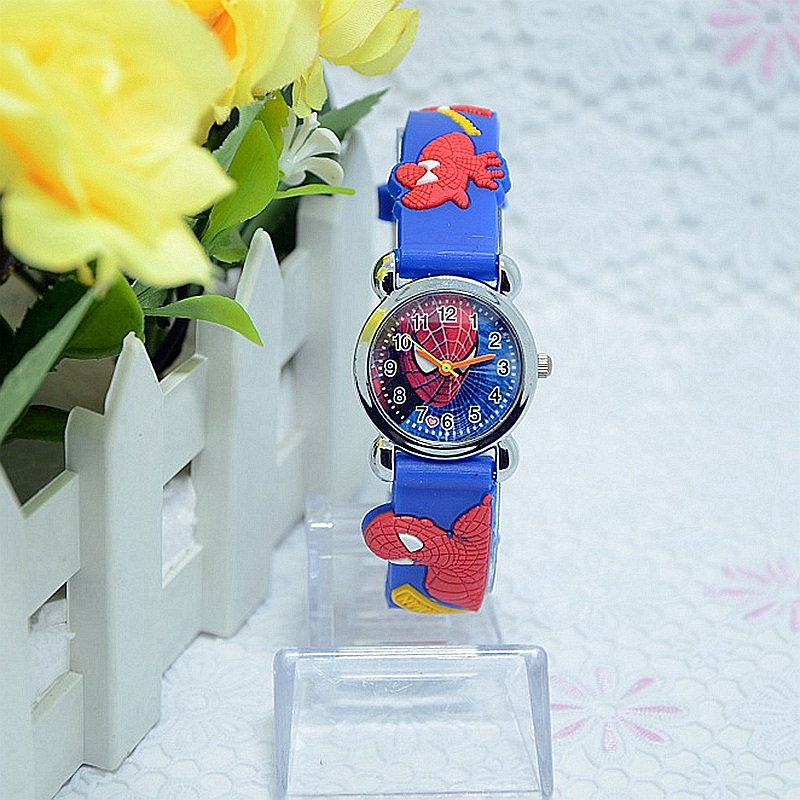 New 206 Fashion Spider man girl s boy quartz watch kids cute Children s cartoon watches