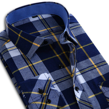 Luxury New Quality Spring font b Plaid b font Men Dress Shirts Stylish Long Sleeve Cotton