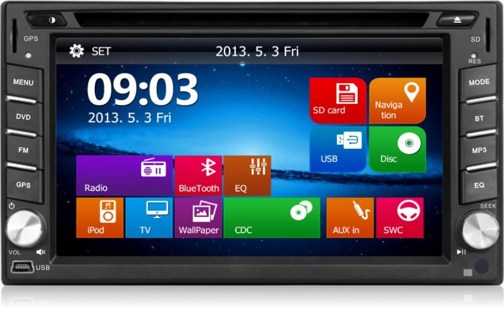 Auto dvd gps 2 din autoradio radio navigatie auto gps bluetooth usb/sd