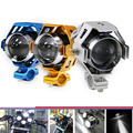 2pcs 4 colors 125w U5 3000lm LED transformer Motorcycle Headlight Driving fog Light 1pcs Wiring