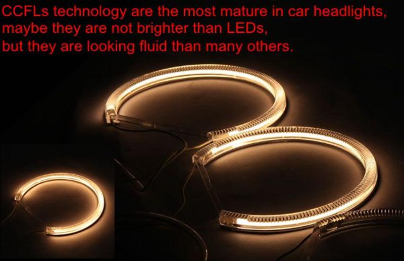 4 CARCHET CCFL Angel Eye Amber Light Lamp Rings 4W for BMW E46 E39 E36