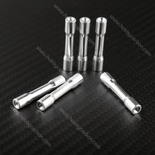 10pcs/lot M3 6.3x25mm anodized aluminum round step standoff/ spacer/ pillar for drone/FPV