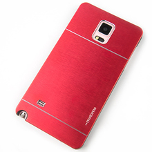 Phone Cases for Samsung Galaxy Note 4 Case Motomo Brushed Metal mobile phone bags cases Brand