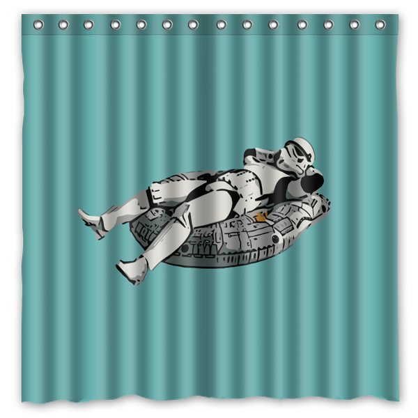 Novelty Bathroom Products!Star Wars Printed Waterproof Polyester Shower Curtain/Bath Curtain( 180X180CM)