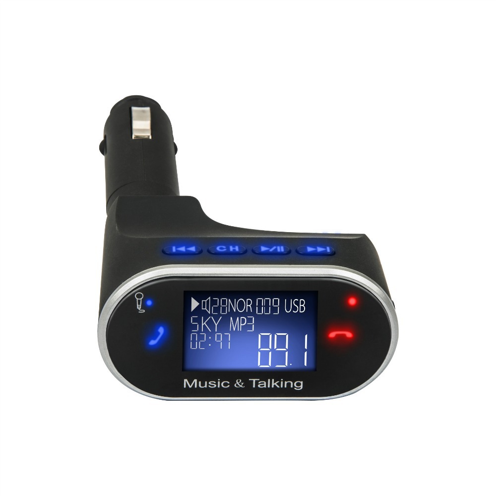 Car cigarette lighter car bluetooth MP3 bluetooth hands-free system TF AUX mobile phone music player