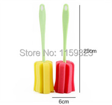 5 Pcs Set Simple Durable The Kitchen Cleaning Tool Sponge Brushes For Wineglass Bottle Coffe Tea