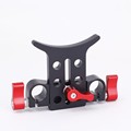 Quick Release Lens Support 15mm Rod Clamp Block fr Support Rail System DSLR Rig for Canon