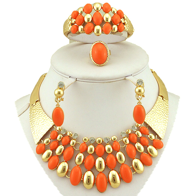 www.strongerinc.org : Buy african jewelry sets gold wholesale price african big fine jewelry set ...