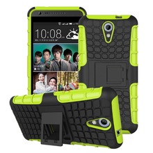 High Quality Touch Armor Cover Heavy Duty Case For HTC Desire 620 Hard Cases With Stand