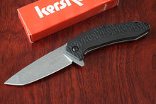 Kershaw 3840 cuchillo plegable del EDC del bolsillo cuchillos campamento 8Cr13MoV mango de nylon de acero táctico de la supervivencia del cuchillo de caza de la gota