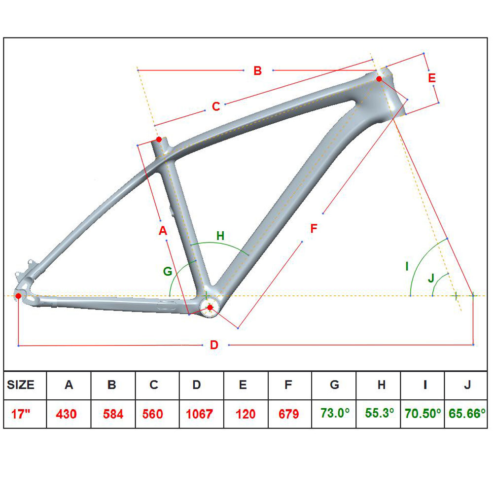 Чертежи рамы велосипеда с размерами