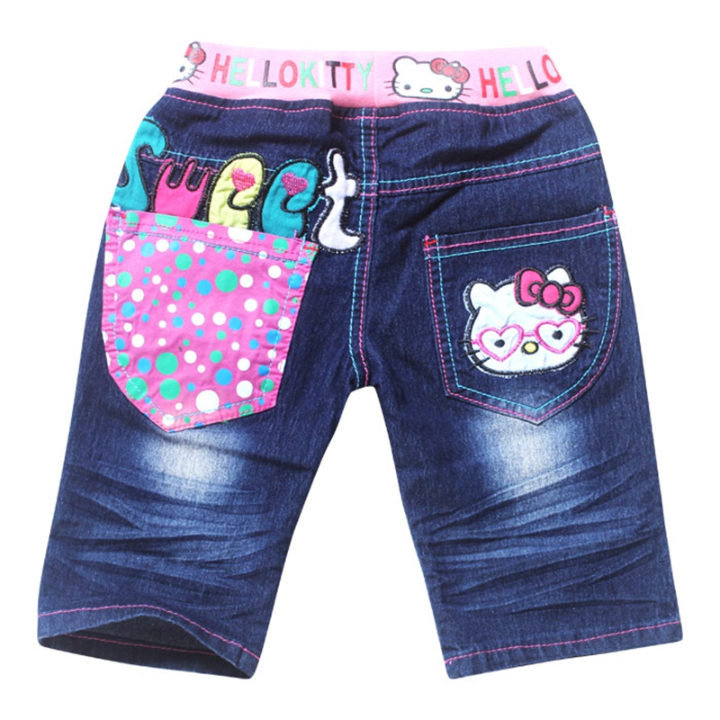 Hello kitty jeans shorts girl 2-3