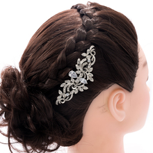 Vintage Hairpins Rhinestone Zircon Flower Hair Comb for Women Party Wedding Bridal Hair Accessories New 2015