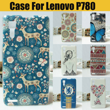 New HOT Sale Ultra thin slim Painted Cute Lovely Cartoon UV Print Hard Cover Case For Lenovo P780 cases many pattern in stock